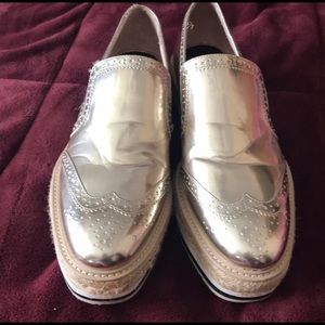 EUC, Beautiful Zara Gold, Tweed & Black & white